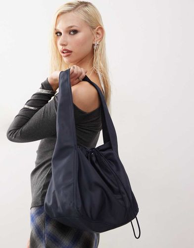 Borsa da spalla in nylon con fermacorda - Monki - Modalova