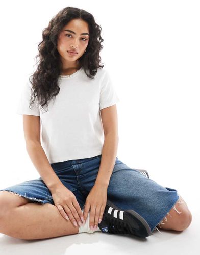 T-shirt effet rétréci - Monki - Modalova