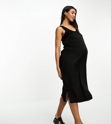 Mamalicious Maternity - Vestito midi in raso - Mama.licious - Modalova