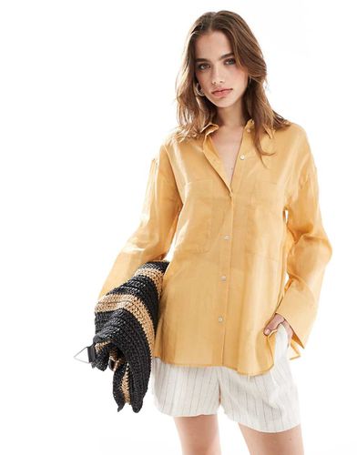 Mango - Camicia oversize arancione - Mango - Modalova