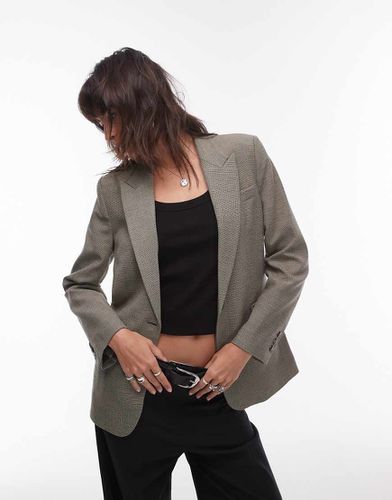 Blazer monopetto beige - Mango - Modalova