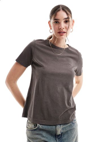 T-shirt con scollo rotondo slavato - Mango - Modalova