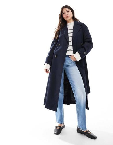 Trench taglio lungo blu navy - Mango - Modalova