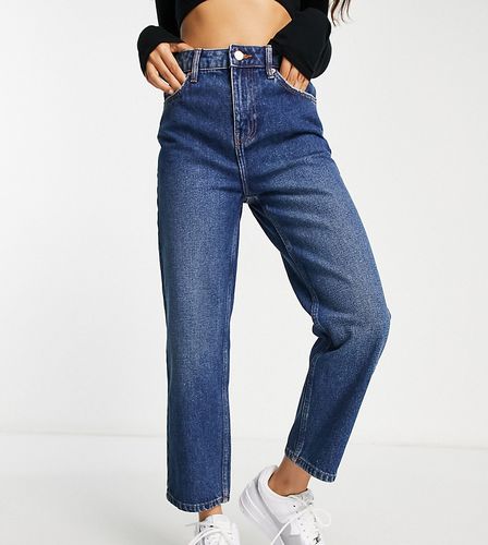 Jeans dritti lavaggio scuro - Miss Selfridge Petite - Modalova