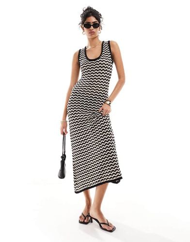 Vestito midi monocromatico all'uncinetto - Nobody's Child - Modalova