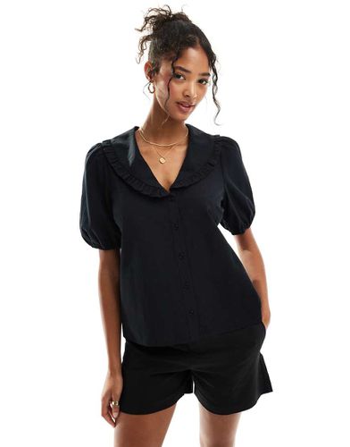 Emmie - Blusa nera con colletto - Nobody's Child - Modalova