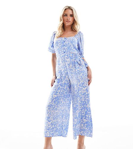 Nobody's Child Petite - Romily - Tuta jumpsuit a fiori con spalle scoperte - Nobody’s Child Petite - Modalova