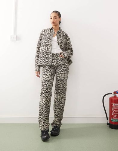 Marley - Jean large d'ensemble à zébrures - Noisy May - Modalova