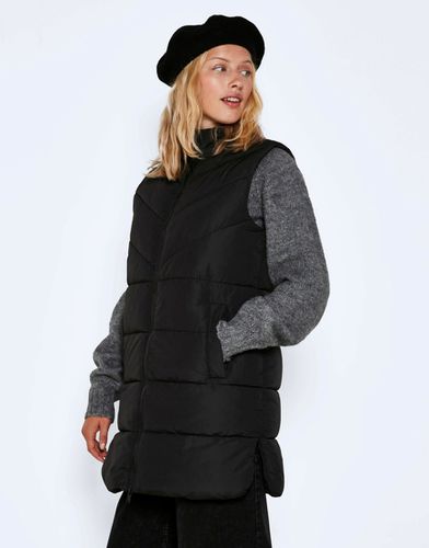 Gilet imbottito taglio lungo - Noisy May - Modalova