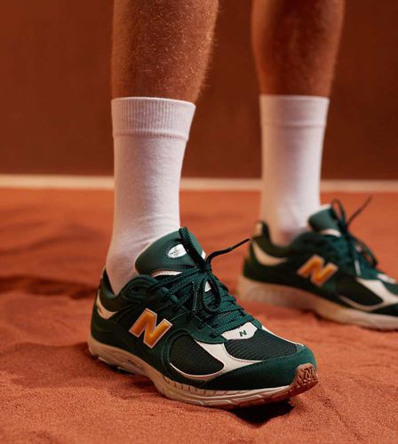 Sneakers stile college verdi e oro - In esclusiva per ASOS - New Balance - Modalova