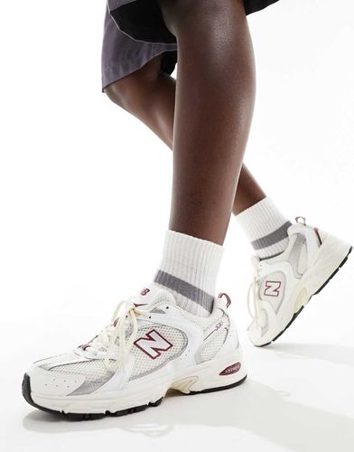 Sneakers bianche e bordeaux - New Balance - Modalova