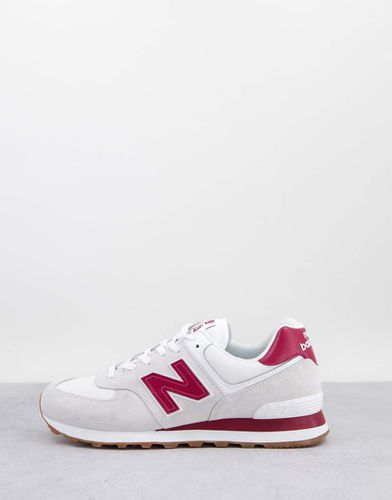 Sneakers bianche e rosse - New Balance - Modalova