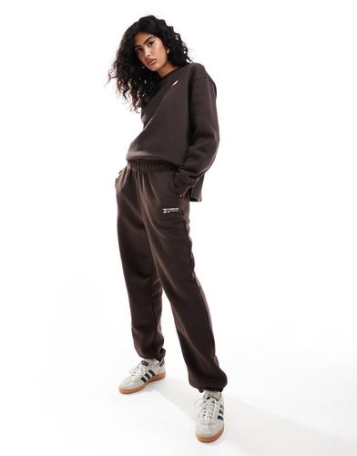 Linear Heritage - Pantaloni in pile marroni - New Balance - Modalova