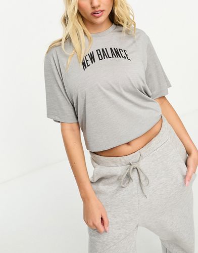 Relentless - T-shirt oversize mélange - New Balance - Modalova