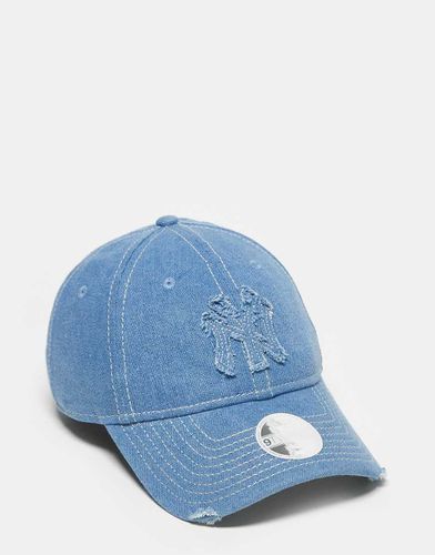 NY Yankees 9twenty - Cappellino in denim invecchiato - New Era - Modalova