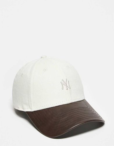 NY Mets 9twenty - Cappellino in similpelle PU avorio - New Era - Modalova