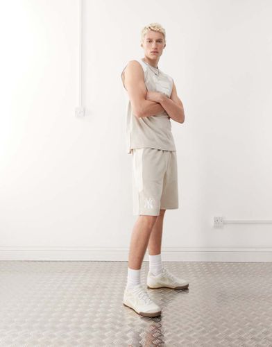 Short d'ensemble à motif NY Yankees - Crème - New Era - Modalova