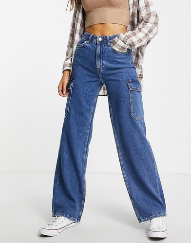 Jeans medio con tasche cargo - New Look - Modalova