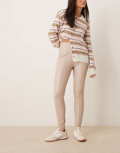 Leggings sporco in pelle sintetica PU - New Look - Modalova