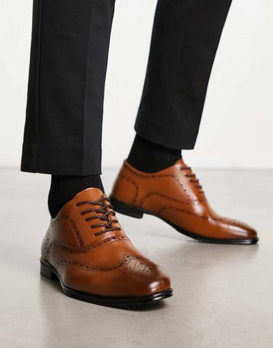 Scarpe brogue marroni - New Look - Modalova