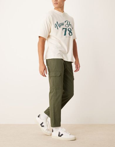 Pantaloni cargo kaki - New Look - Modalova