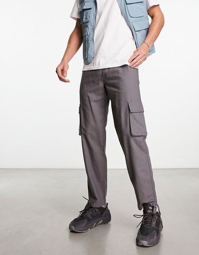 Pantaloni cargo leggeri scuro - New Look - Modalova