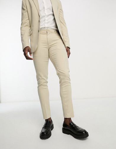 Pantaloni da abito skinny color avena - New Look - Modalova