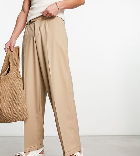 Pantaloni eleganti comodi color pietra - New Look - Modalova