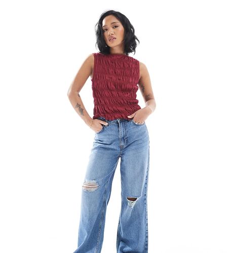 Jean large déchiré - moyen - New Look Petite - Modalova