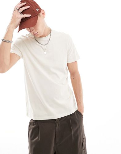T-shirt girocollo bianca - New Look - Modalova
