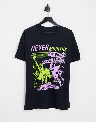 T-shirt oversize nera con stampa "Sex Pistols" - New Look - Modalova