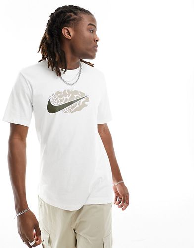 T-shirt con logo bianca - Nike - Modalova