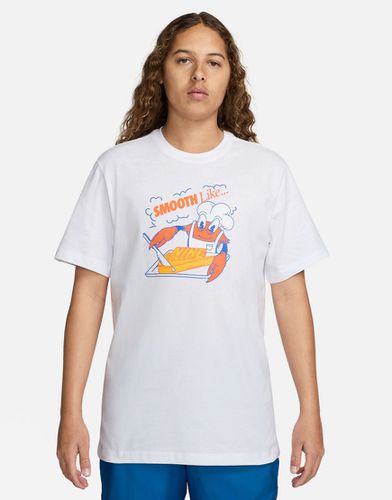 T-shirt unisex bianca con grafica chef - Nike - Modalova