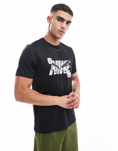 T-shirt con grafica nera - Nike Training - Modalova