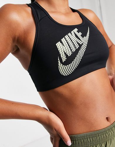 Dance Gel Swoosh Dri-FIT - Reggiseno sportivo senza imbottitura a supporto medio con logo in gel - Nike Training - Modalova