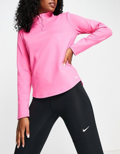 One Therma-FIT - Maglietta a maniche lunghe con zip corta - Nike Training - Modalova