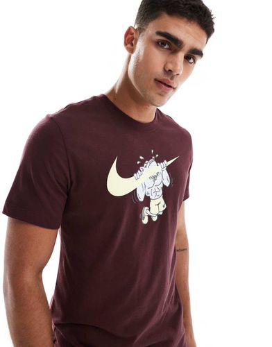 Pull Up - T-shirt bordeaux con grafica - Nike Training - Modalova