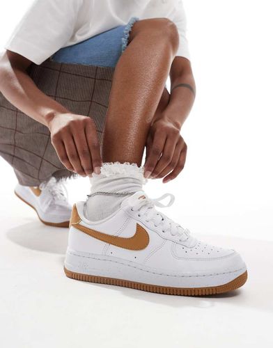 Air Force 1 - Sneakers bianche e marrone lino - Nike - Modalova