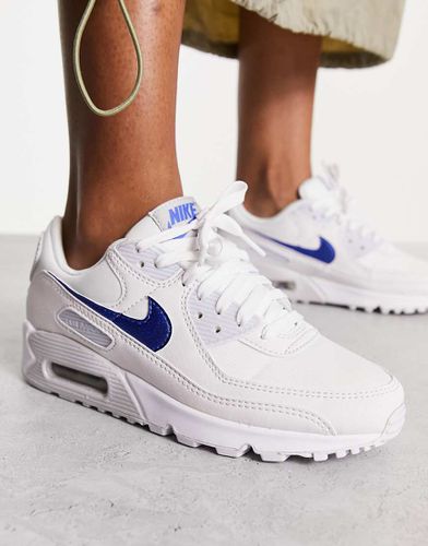 Air Max - 90 - Sneakers bianche e blu - Nike - Modalova