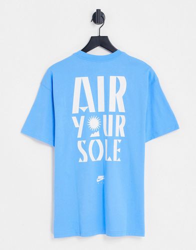 Air Max90 - T-shirt oversize pesante con stampa sul retro - Nike - Modalova