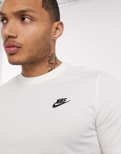 Club - T-shirt girocollo bianco sporco - Nike - Modalova