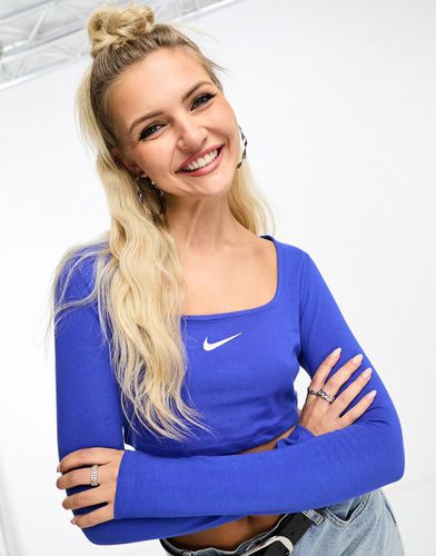 Dance - Crop top a maniche lunghe game royal - Nike - Modalova