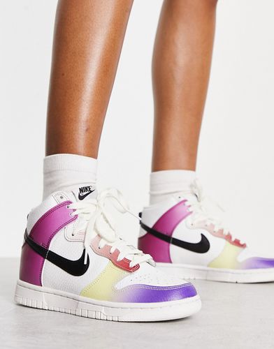 Dunk - Sneakers alte bianche multicolore - Nike - Modalova