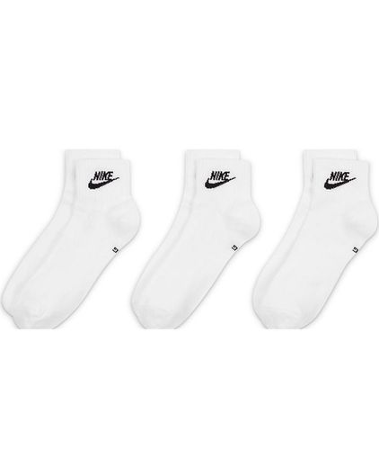 Everyday Essential - Confezione da 3 paia di calzini bianchi corti - Nike - Modalova