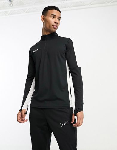 Academy Dri-FIT - Top da allenamento nero con pannelli e zip corta - Nike Football - Modalova