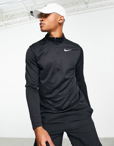 Pacer - Felpa nera con zip corta - Nike Running - Modalova
