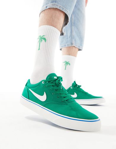 Nike - SB Chron 2 - Sneakers verdi e bianche in tela - Nike SB - Modalova