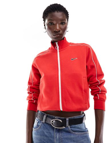 Streetwear - Giacca sportiva in pile rossa - Nike - Modalova