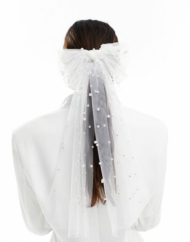 Fiocco da sposa decorato con perle bianco - South Beach - Modalova