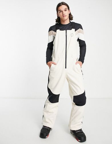 Ski - Pantaloni da sci con pettorina color crema - South Beach - Modalova
